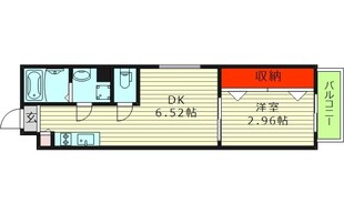 ドゥエリング千林商店街の物件間取画像